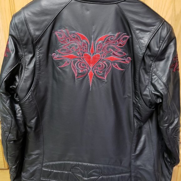 4X HOST PICK. Women's Harley Davidson Leather Riding Jacket